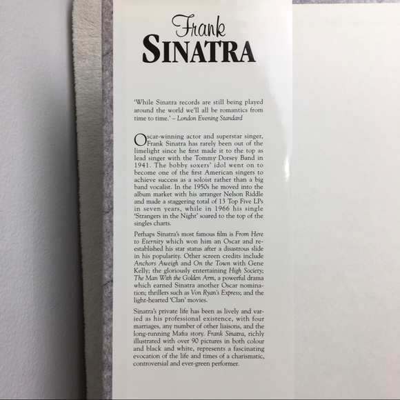 Vintage 1992 Frank Sinatra by Jessica Hodge book - Picture 7 of 16